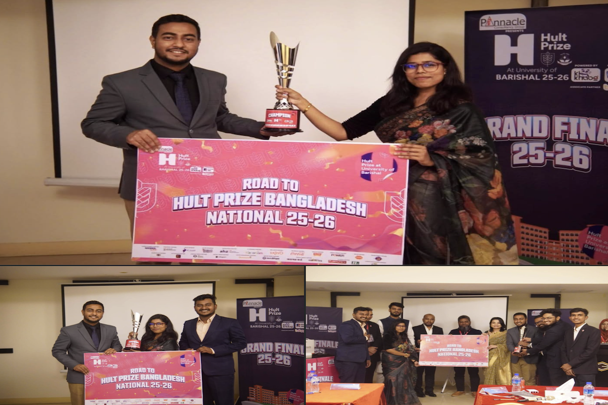 Champions of Hult Prize 2025–2026 Barishal University
